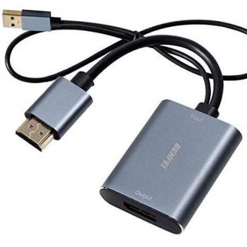 USB C-powered HDMI to DisplayPort Adapter