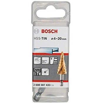 BOSCH 2608587433 Brocas escalonadas HSS-TiN 4