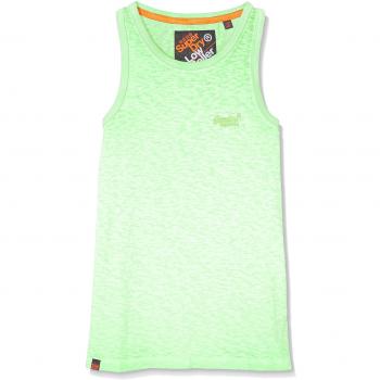 Superdry O L Low Roller, Top para Hombres, Gris (Grey Heather), Large (Talla del Fabricante: L)