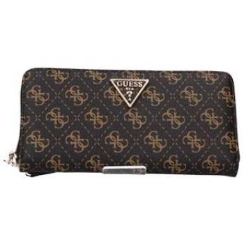 Guess One Size Brown Wallet with Zipper