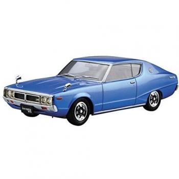 Aoshima Bunka Kyozai 1/24 Série de Modèles de Voitures No.49 Nissan KGC110 Skyline HT2000GT-X 1974