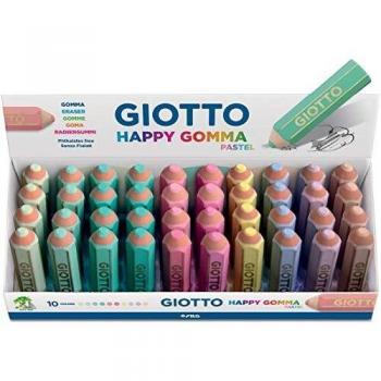 Giotto Happy Eraser Pastel Cake Shape (40 Pieces)