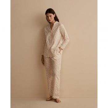 Énfasis Pijama con Estampado y Botones para Mujer