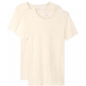 Hessnatur Herren T‑Shirt „Pure Nature“ – 2‑Pack Bio‑Baumwolle, natur, Größe M