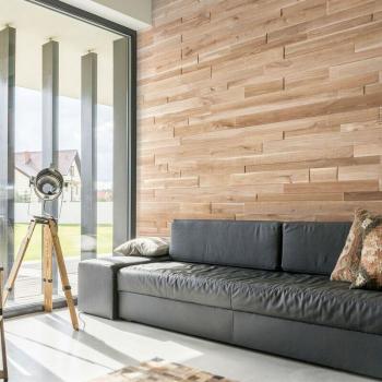 Design Mur Bois Massi – 18 panneaux de 1 m²