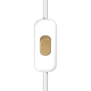 Creative Cables Switch Unipolare Rompifilo Bianco Bronzo