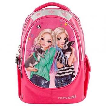 Mochila escolar TopModel Friends 44 cm rosa