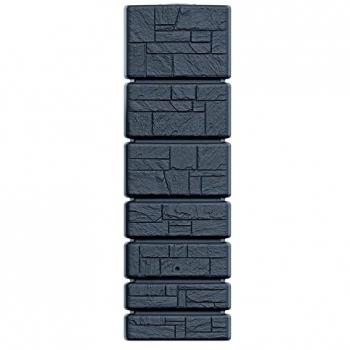 Récupérateur d’eau 350 L, modèle Tower Stone anthracite