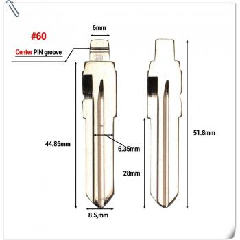 Remotes Key Flip Blade SIP22 para Fiat 500 y Alfa 147 – Jingyuqin 15 Uds