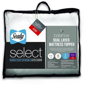 Sealy Microfibra Coprimaterasso Singolo Colore Bianco