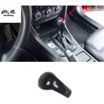 Paquete de Engranajes en Fibra de Carbono ABS + Cubierta Decorativa para Palanca de Cambios, Mazda 6