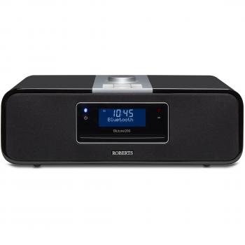 DAB+ SoundSystem BluTune 200 – Roberts Radio, Bluetooth, CD, SD/USB Aufnahme, Schwarz
