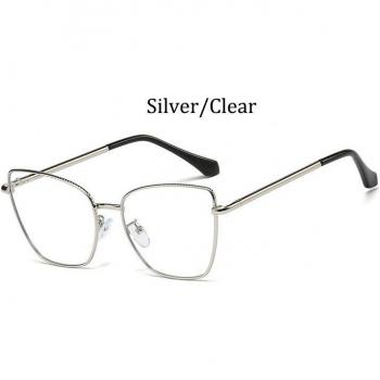 Clear Lens Cat Eye Glasses for Women