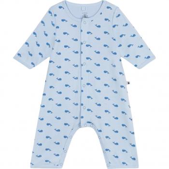 Bodyjama Bébé Baleine Bleu Toudou 3 mois