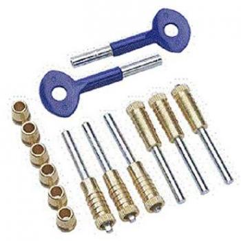 Concealed Sash Window Locks – Yale 119, 6 Pack, Key Included