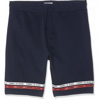 Bañador Tommy Jeans TJM Stripe Short, Hombre, Azul (Black Iris 002) 30W x 32L