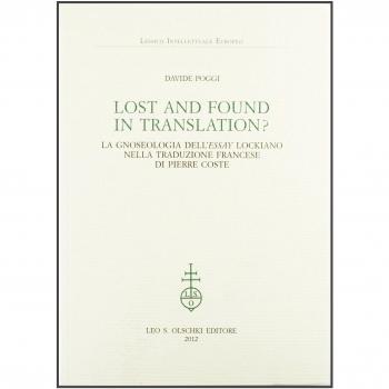 Lost and found in translation? La gnoseologia dell'«Essay» lockiano nella traduzione francese di Pierre Coste