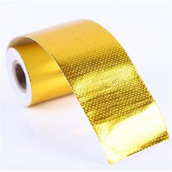 Cinta de Aluminio Dorado para Aislamiento Térmico 2 x 5M
