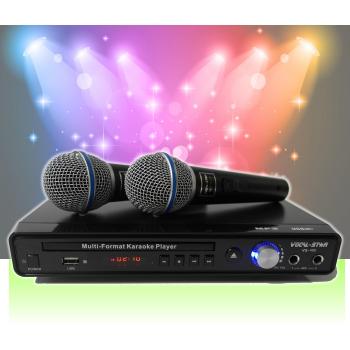 Vocal-Star VS-600 CDG DVD Karaoke Machine with 2 Microphones & Songs