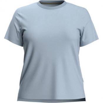 Smartwool Women’s Long Sleeve “Perfect Crew” T‑shirt, Winter Sky Heather, L