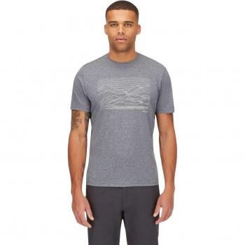 Rab Mantle Outline Herren T-Shirt Grau XL