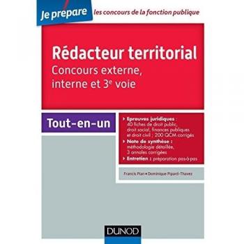 Concours Rédacteur territorial: Tout-en-un