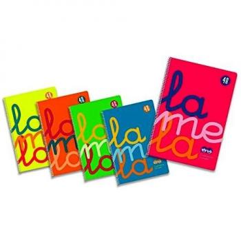 Cuaderno Lamela Multicolor 80 Hojas