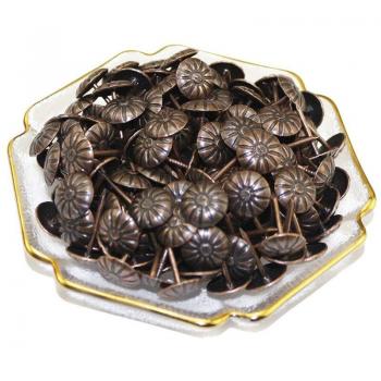 100pcs Antique Bronze Bubble Head Nail