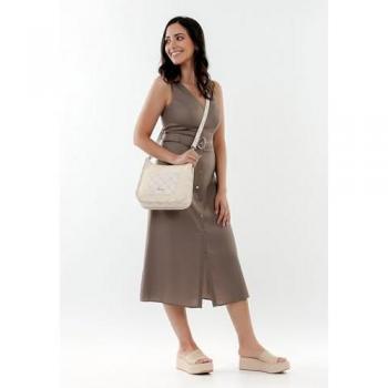 Tamaris Umhängetasche TAS Anna 23 cm beige Damen Handtasche