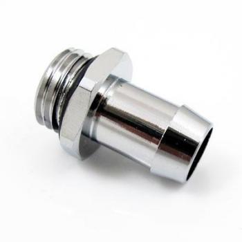 XSPC G1/4 Male Barb Connector for 3/8 PVC or Copper Tubing with Chrome Plating