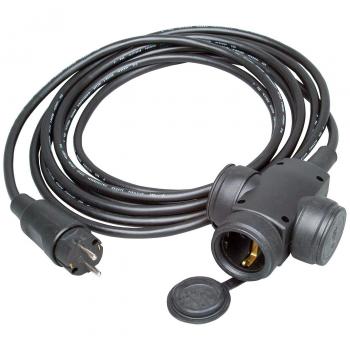 H07RN-F Tripla Prese Nera 5 m – Prolunga Kopp
