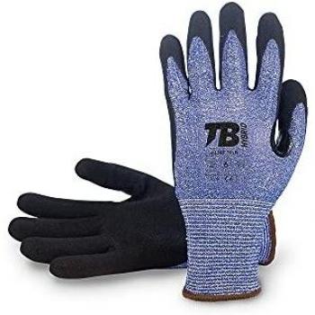 Guante de Seguridad Nitrilo 413RF TFLN Azul
