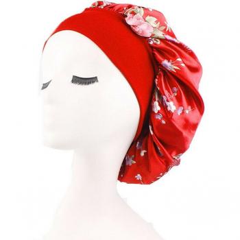 Bonnet de nuit en satin