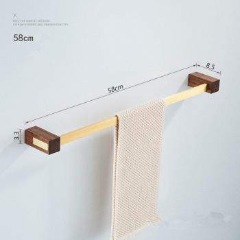 Ensemble porte-serviettes et porte-brosse de toilette