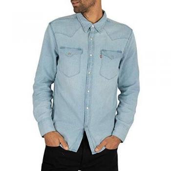 Levi's Camisa de Mezclilla para Hombre, Manga Larga