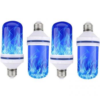 4 Modes LED Flame Light Bulbs, E26 Base Flickering Effect