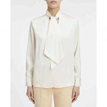 Camisa de mujer de Calvin Klein con lazada frontal y manga larga
