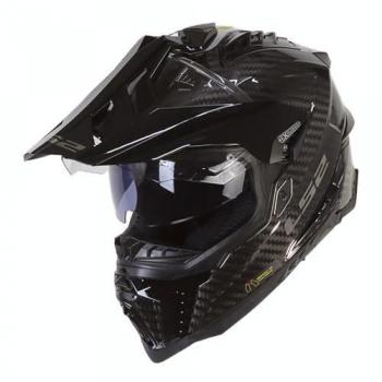 Adventurehelm LS2 MX701 C EXPLORER Glänzend-Carbon XS 53-54cm