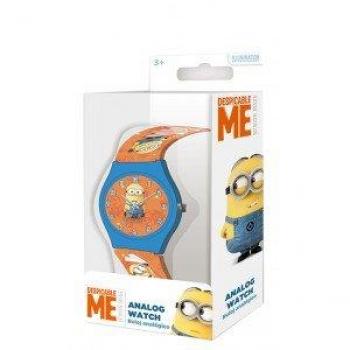 Kinderuhr EuroSwan MN011 – Minions‑Design, orange Metallhülle