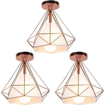 Axhup Rose Gold Metal Ceiling Fitting
