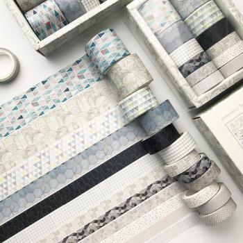 12 pcs Vintage Chinese Palace Washi Tape for DIY Projects