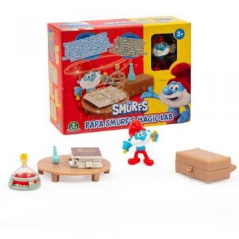 Laboratorio di Grande Puffo con personaggio PUFFI PUF18200