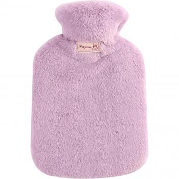 Short Plush Water Bottle with Hand Warmer 800ml