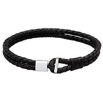 Kuzzoi Basic Armband Echtleder und Silber