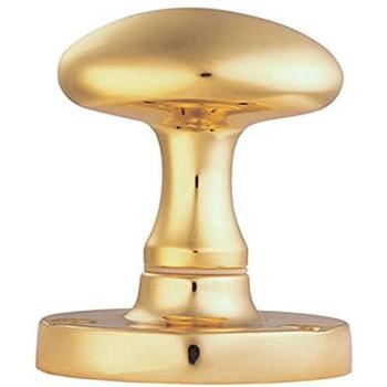 Heavy Duty Oval Brass Door Knob – 61 mm