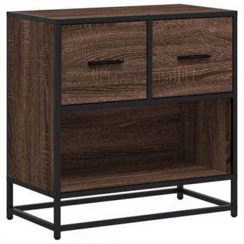 Carvalho VidaXL Mesa Cabeceira 60x31x60 cm com Acabamento