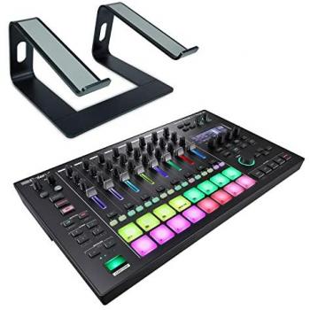 Roland MC-707 Groovebox DJ Mischpult mit Ständer Schwarz