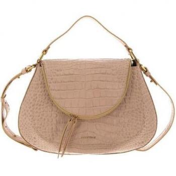Schultertasche Sole im Croco-Design von COCCINELLE