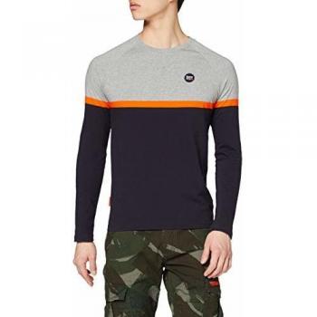 Superdry Camisa Larga Colectivo, Gris (Grey Marl 07q), Talla del Fabricante: 2XL