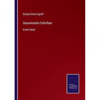 Gesammelte Schriften: Erster Band